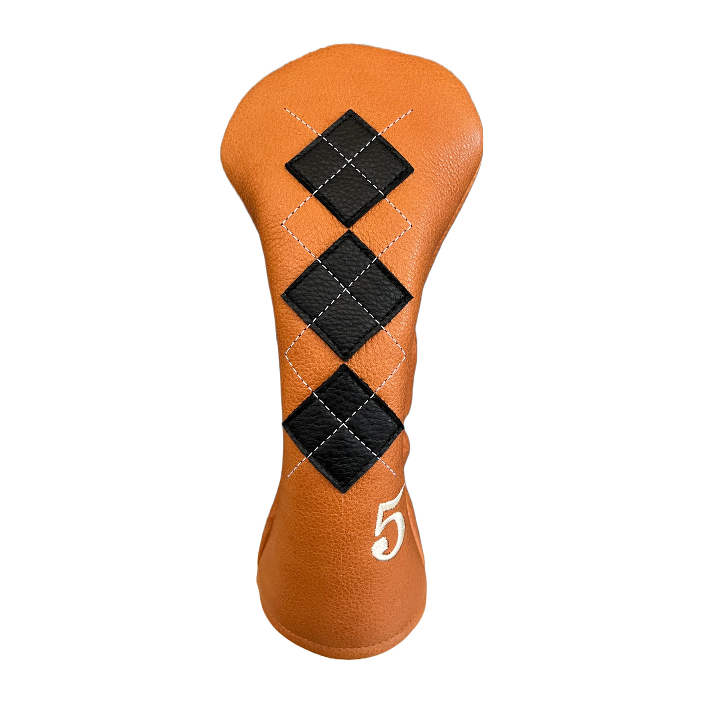 Butterscotch and Black Leather with White Stitching