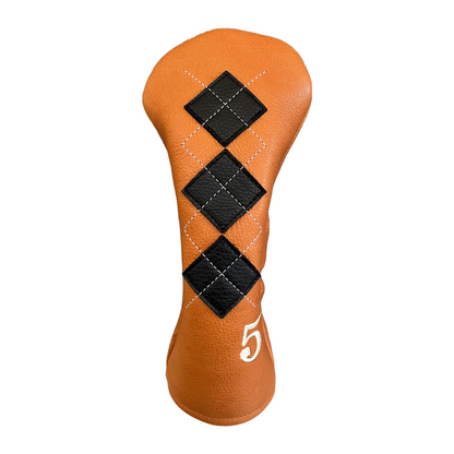 Butterscotch and Black Leather with White Stitching