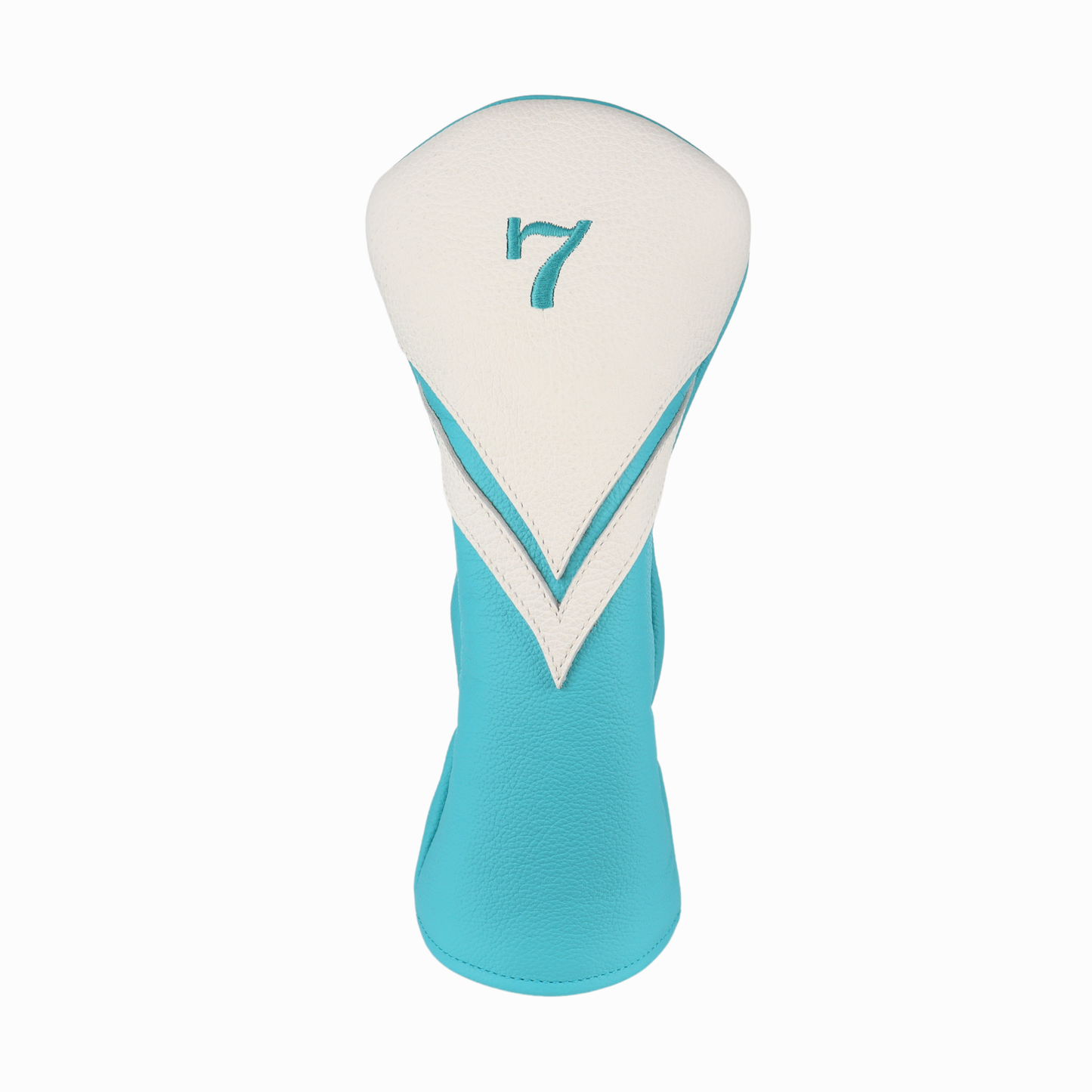 Pebbled Teal with Pebbled Ivory Leather
