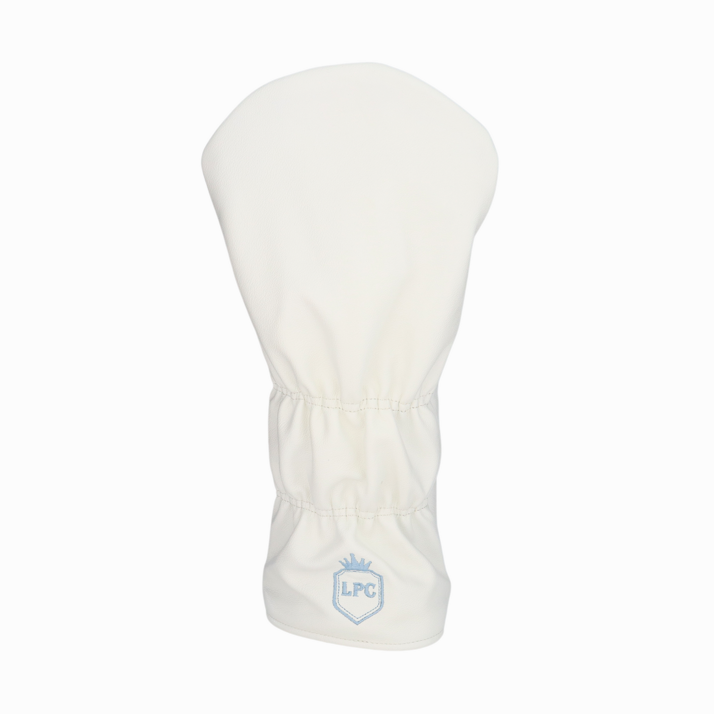 Smooth White and Baby Blue Leather with Navy Stitching