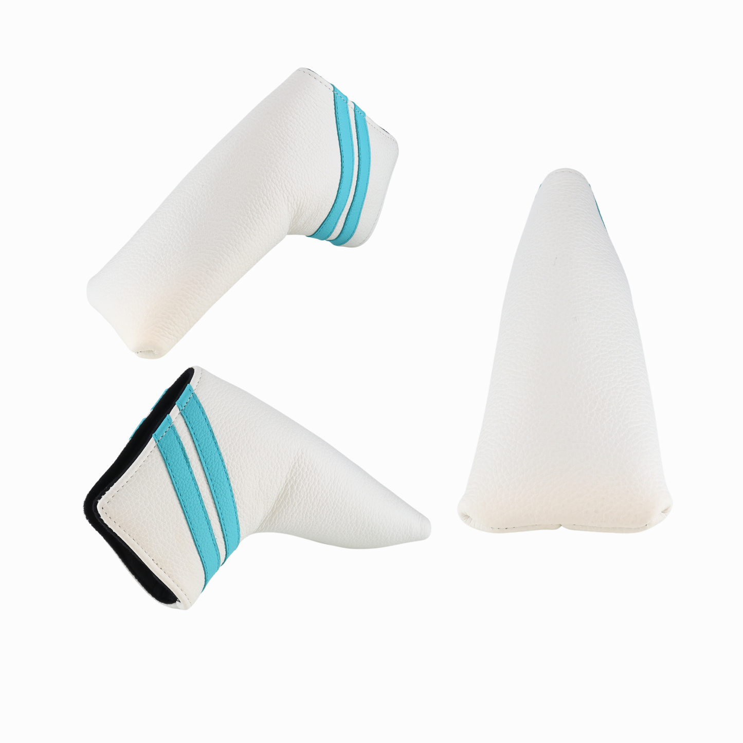 Pebbled Teal with Pebbled Ivory Leather
