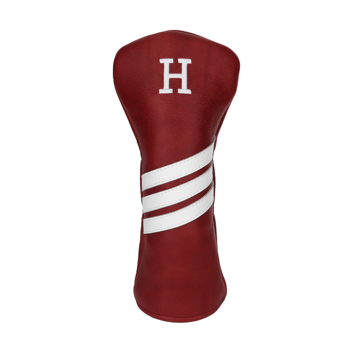 Pebbled Crimson with Pebbled White Leather